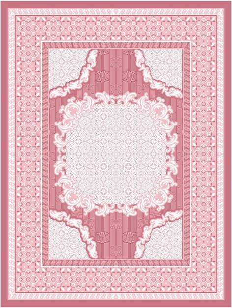 vintage carpet vector design 3