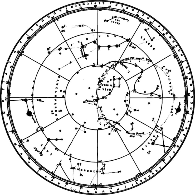 Vector vintage chart