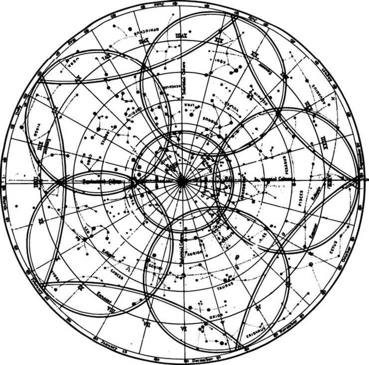 Vector vintage chart