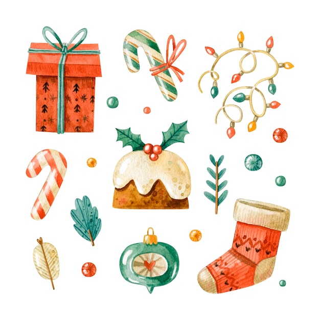 Vintage Christmas elements