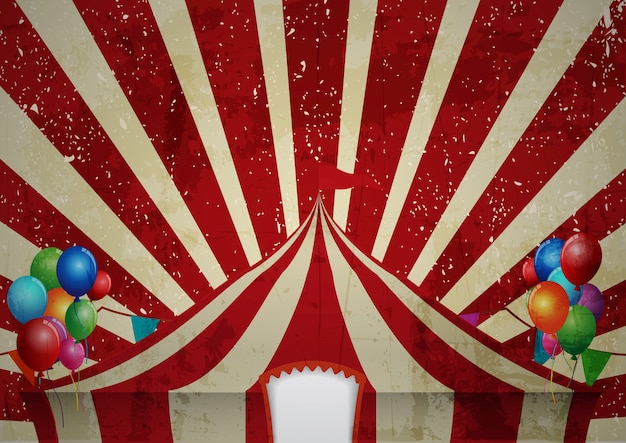 Vector vintage circus
