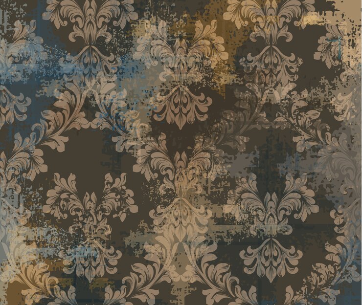 Vector vintage classic ornament decor background