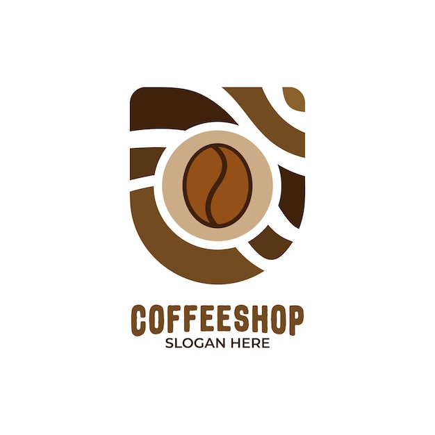 Vintage coffe shop premium logo vector