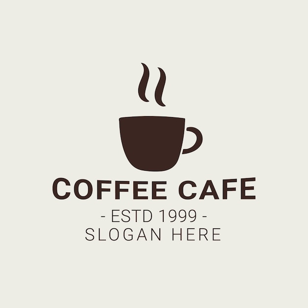 Vintage coffee cafe logo design