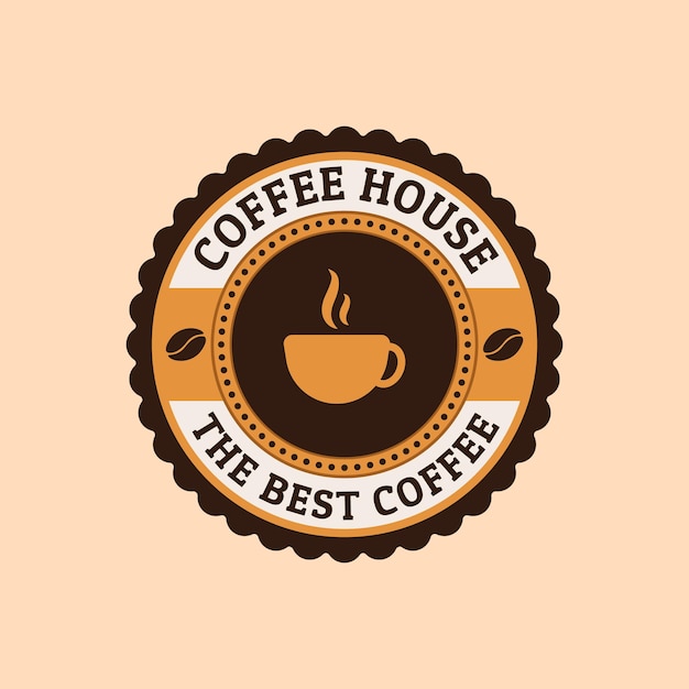 vintage coffeeshop logo en labels