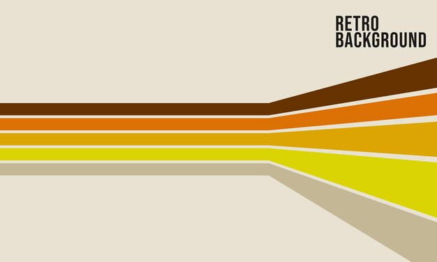 ヴィンテージ・カラー・バックグラウンド 70年代のレトロ