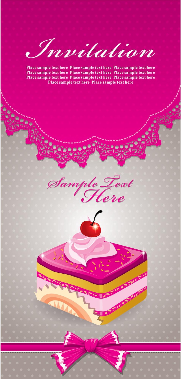 वेक्टर vintage cute cupcake poster