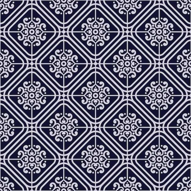 Vintage damask pattern