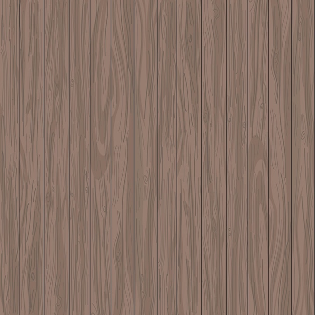 Vector vintage dark brown wooden plank texture background