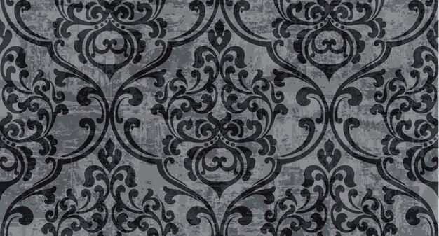 Vector vintage decor ornamented pattern