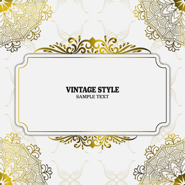 Vintage decorations elements and frames