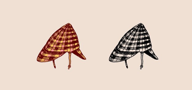 빈티지 deerstalker 모자 우아한 남자 복고풍 패션 영어 스타일 손으로 그린