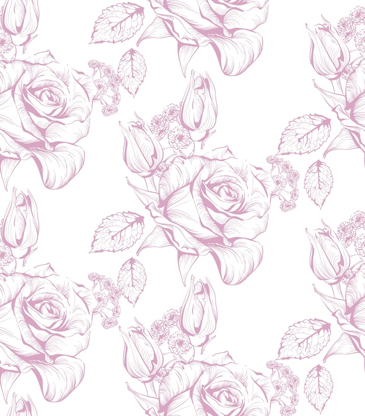 Vector vintage delicate roses floral card 