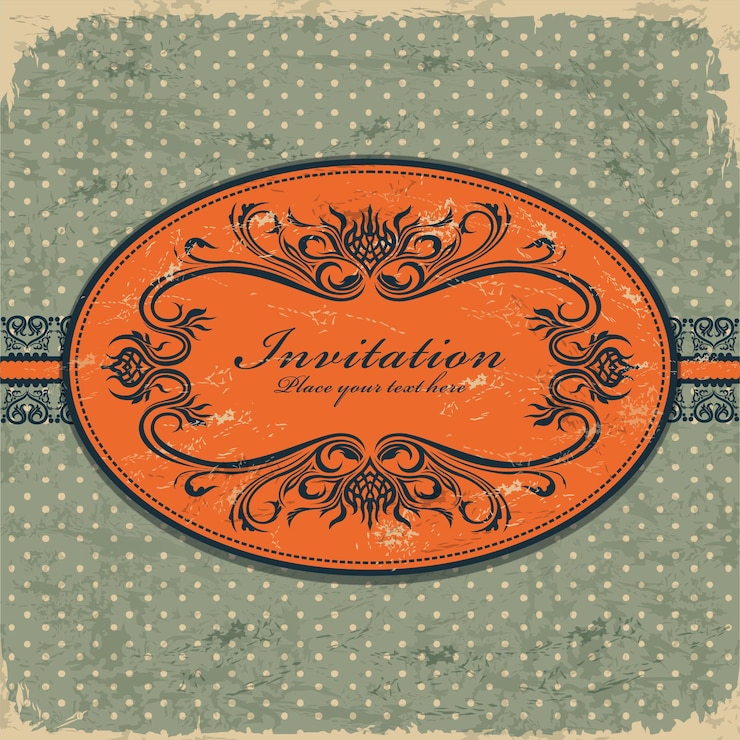 Vector vintage design gratis template