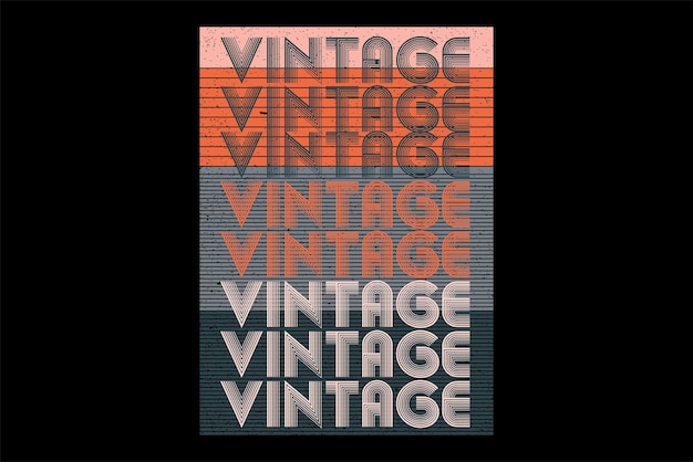 Vettore design vintage