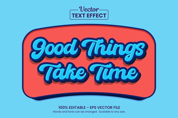 Vector vintage editable text effect premium vector