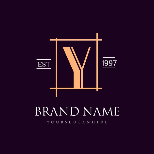 Vector vintage and elegant logo