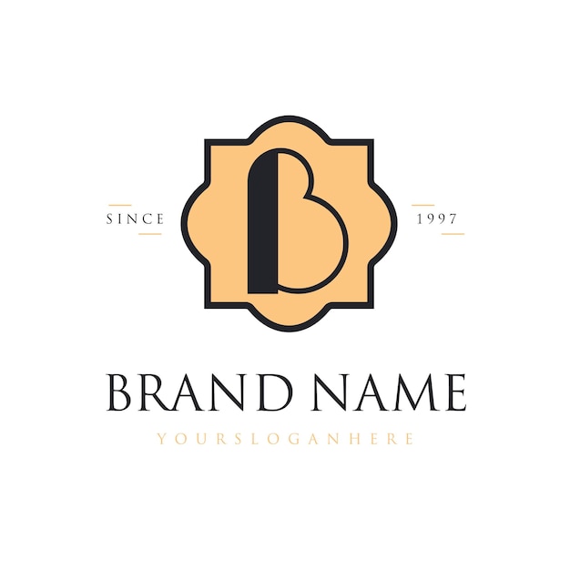 Vector vintage and elegant logo