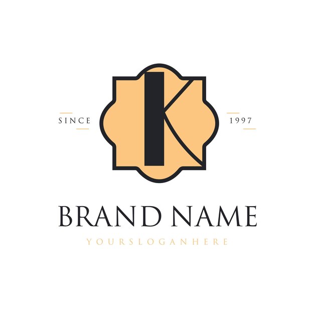 Vector vintage and elegant logo