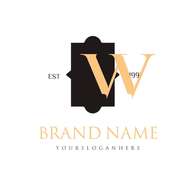 Vector vintage and elegant logo