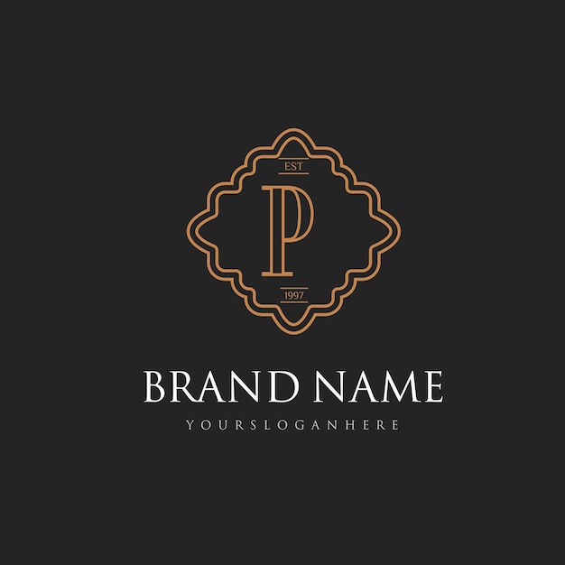 Vector vintage and elegant logo