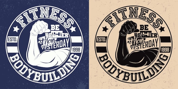 Vintage emblems or tee shirt print design