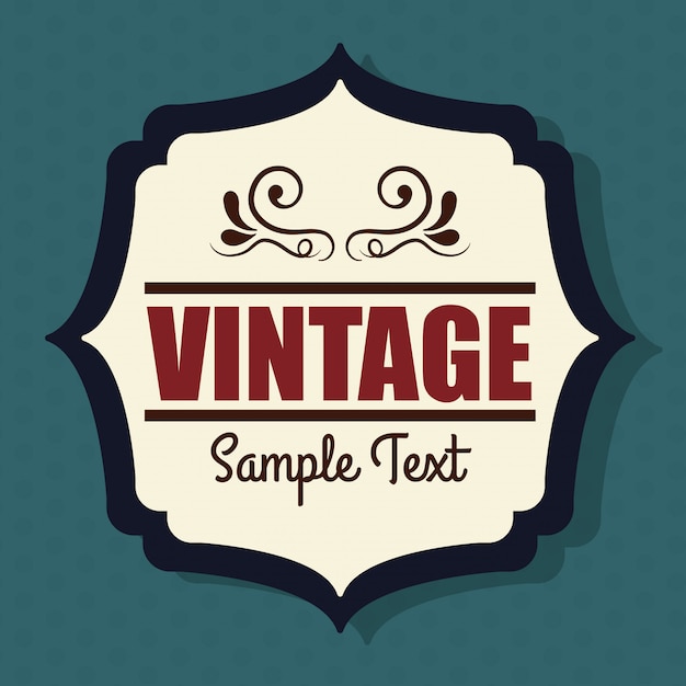 Vintage en retro labelontwerp.