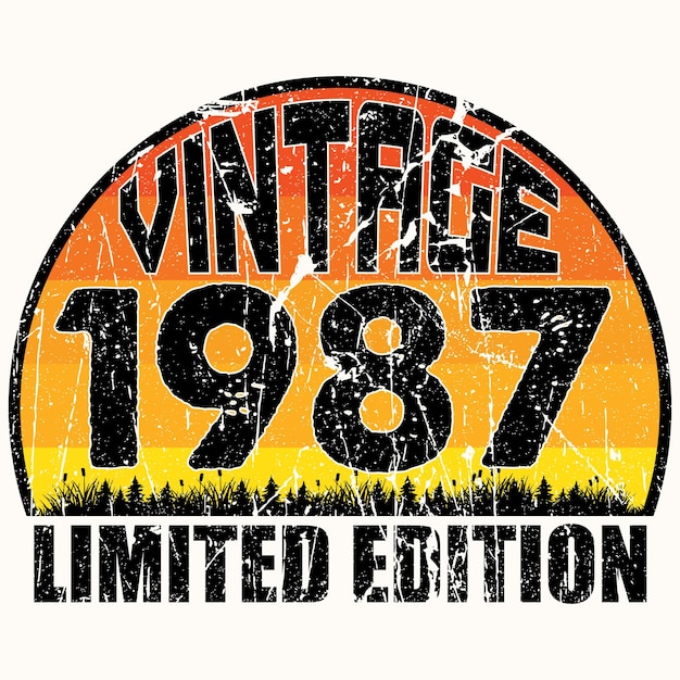 Vintage en retro T-shirtontwerp