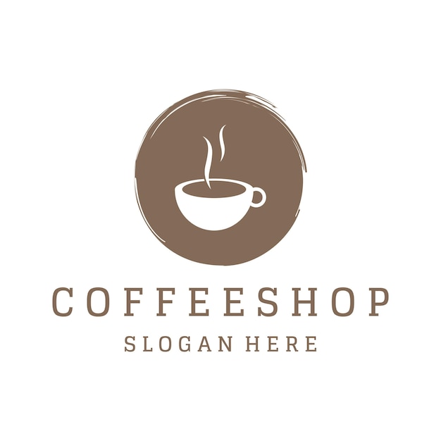 Vintage espresso coffee and coffee cup template logo design Logos can be for businesses coffee shops restaurants and cafes