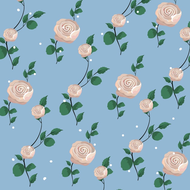 Vector vintage floral background