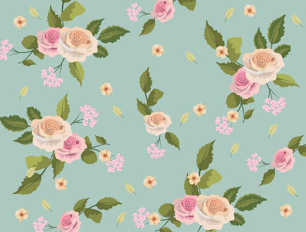 Vintage Floral background