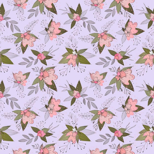 Premium Vector | Vintage floral background