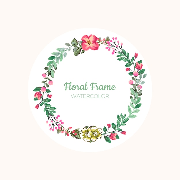 Vintage floral frame met prachtige bloemen en bladeren