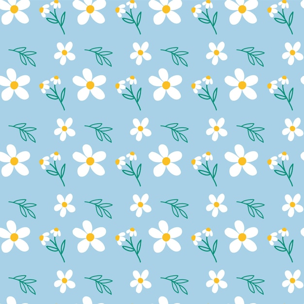 Vintage floral seamless pattern background