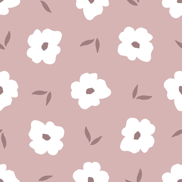 Vintage floral seamless pattern background