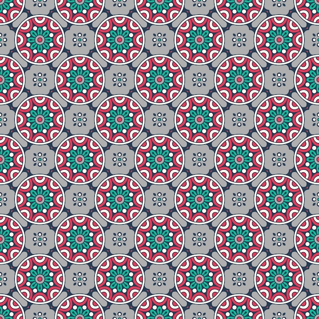 Vector vintage floral seamless pattern