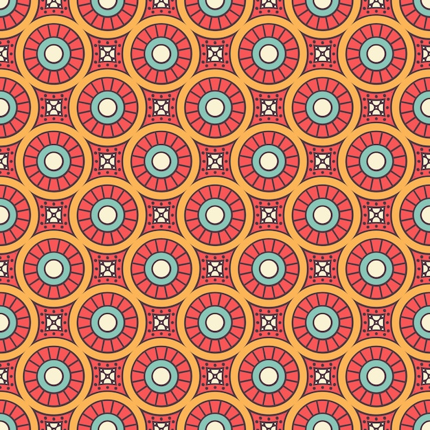 Vintage floral seamless pattern