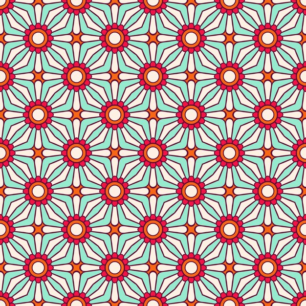 빈티지 꽃 원활한 패턴입니다.