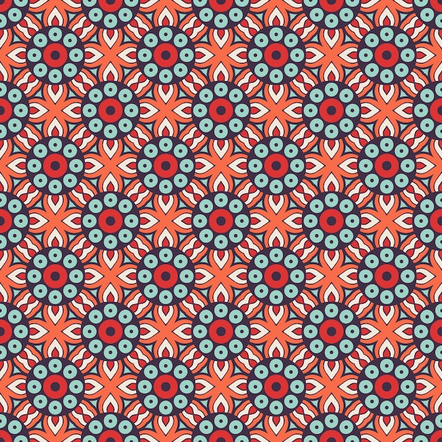 Vintage floral seamless pattern