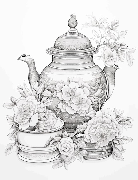 vintage flower illustration