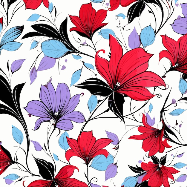 vintage flower pattern