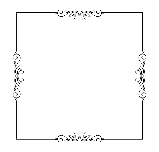 Vintage frame decoratie vector