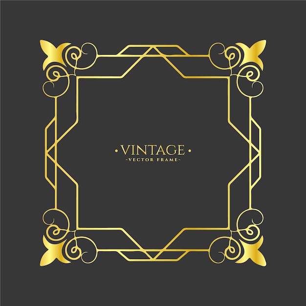 Vintage frame kalligrafische sier frame collectie vector bestand