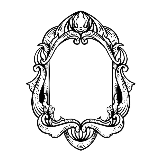 Vector vintage frame ornaments vector