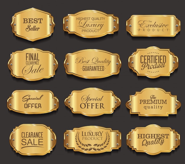 Vector vintage frames collection