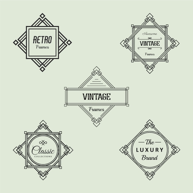 Vintage frames collection