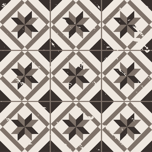 Vector vintage geometric background