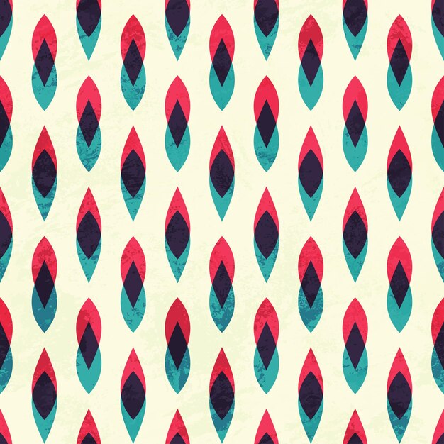 Vintage geometric seamless pattern