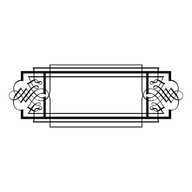 Vintage gesmede bloemen klassieke kalligrafische retro vignet scroll frames sier design elementen zwarte set geïsoleerde vector