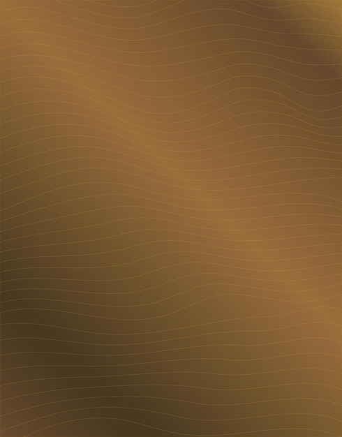 vintage gold brown wave line background for elegant poster design